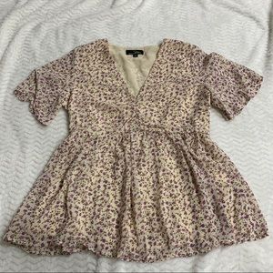 Floral Suzanne betro top flare bottom loose cute